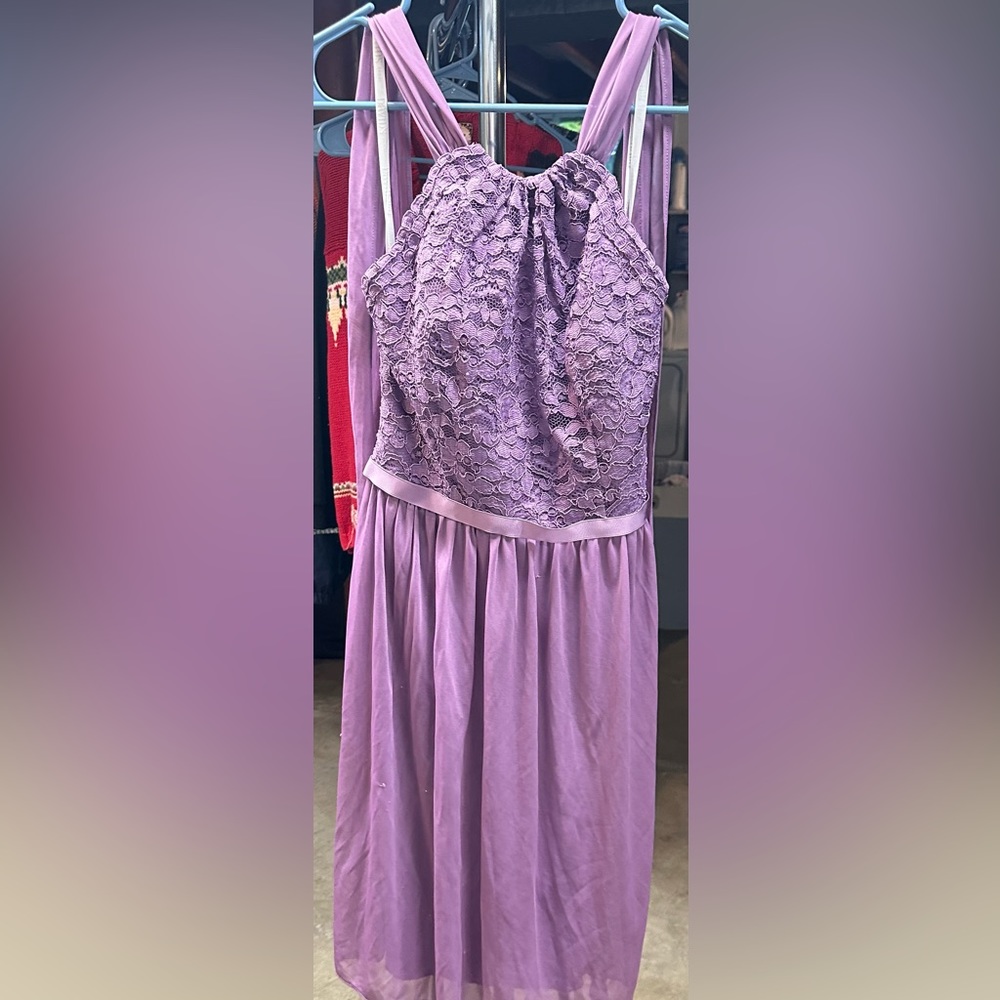 Lavender halter dress